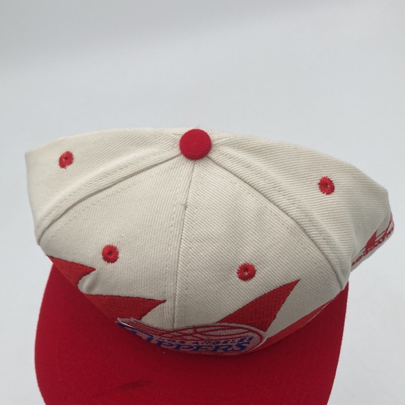 Vintage Logo Athletic Los Angeles Clippers Shark Tooth Hat SnapBack Rare - Picture 5 of 12